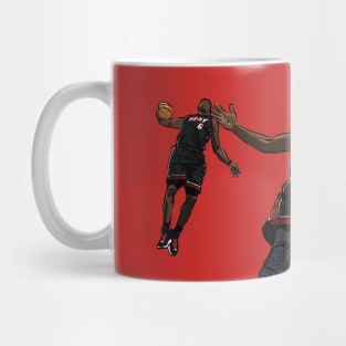 Dwyane Wade and LeBron James Iconic Miami Sketch Mug